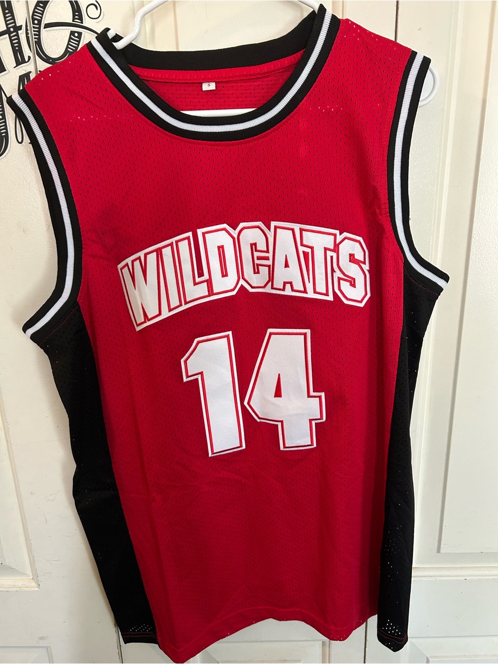 High School Musical Basketball Wildcats Jersey Troy Bolton #14 East High School